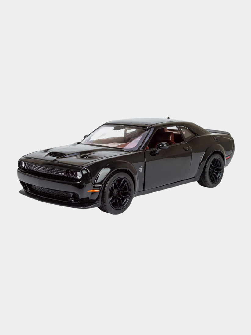 1:24 DODGE Challenger SRT Black Diecast Model
