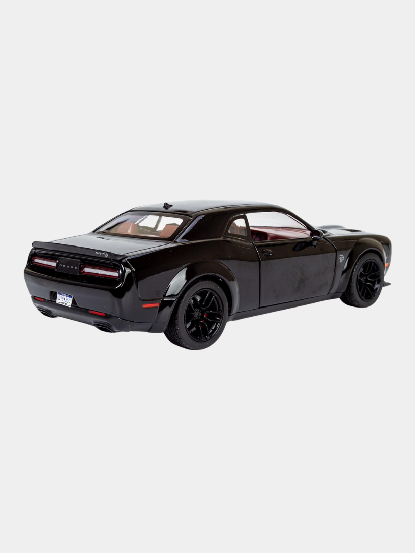 1:24 DODGE Challenger SRT Black Diecast Model