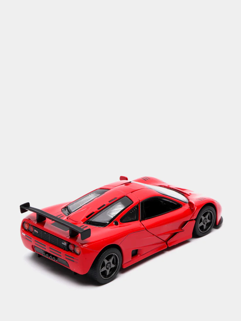 Kinsmart Metal inertial car 1995 McLaren F1 GTR KT5411D 1:34 Scale Model Red