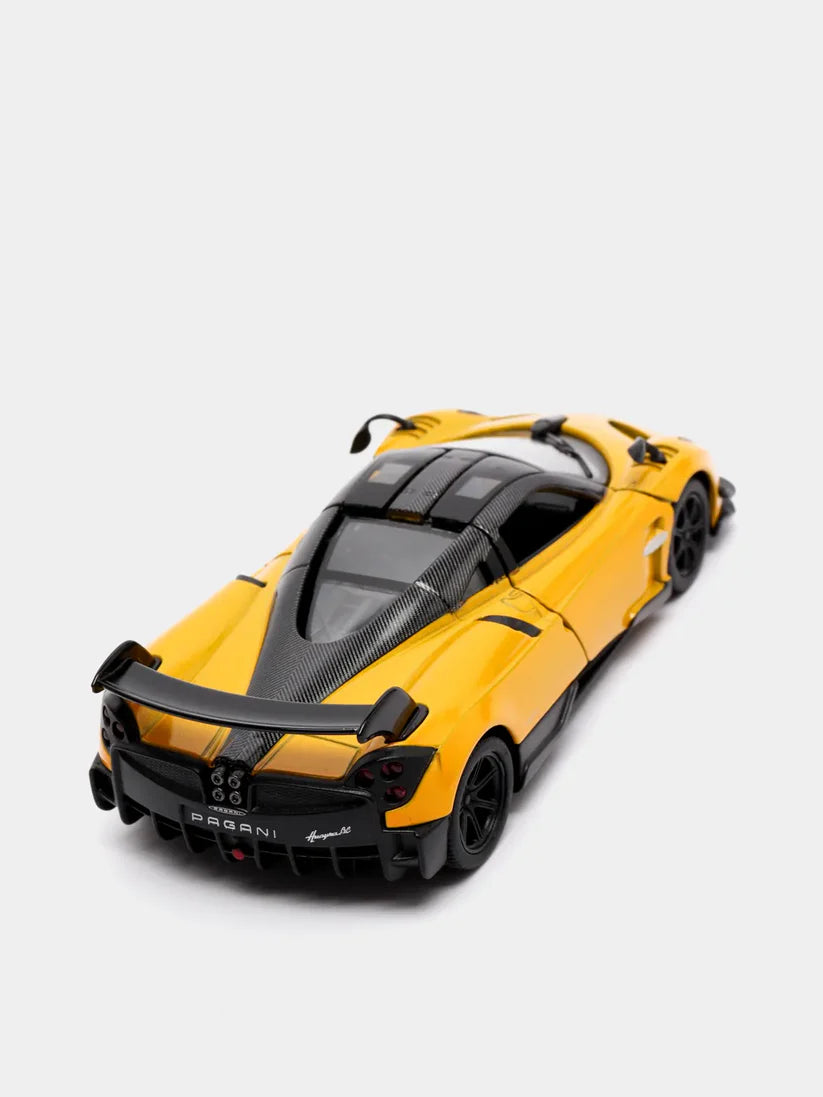 Kinsmart 2016 Pagani Huayra BC 2016 KT5400 1:38 Scale Model Yellow