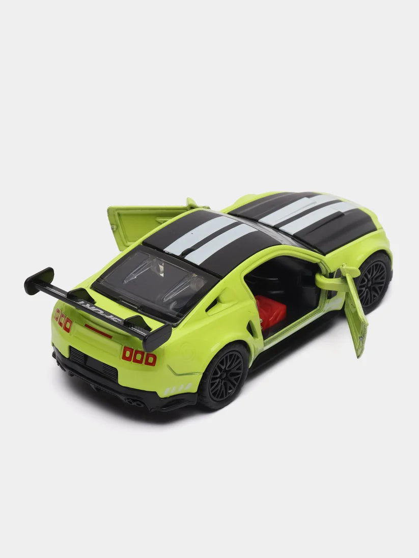 Mustang GT GREEN 1:36 Scale With White PRINT