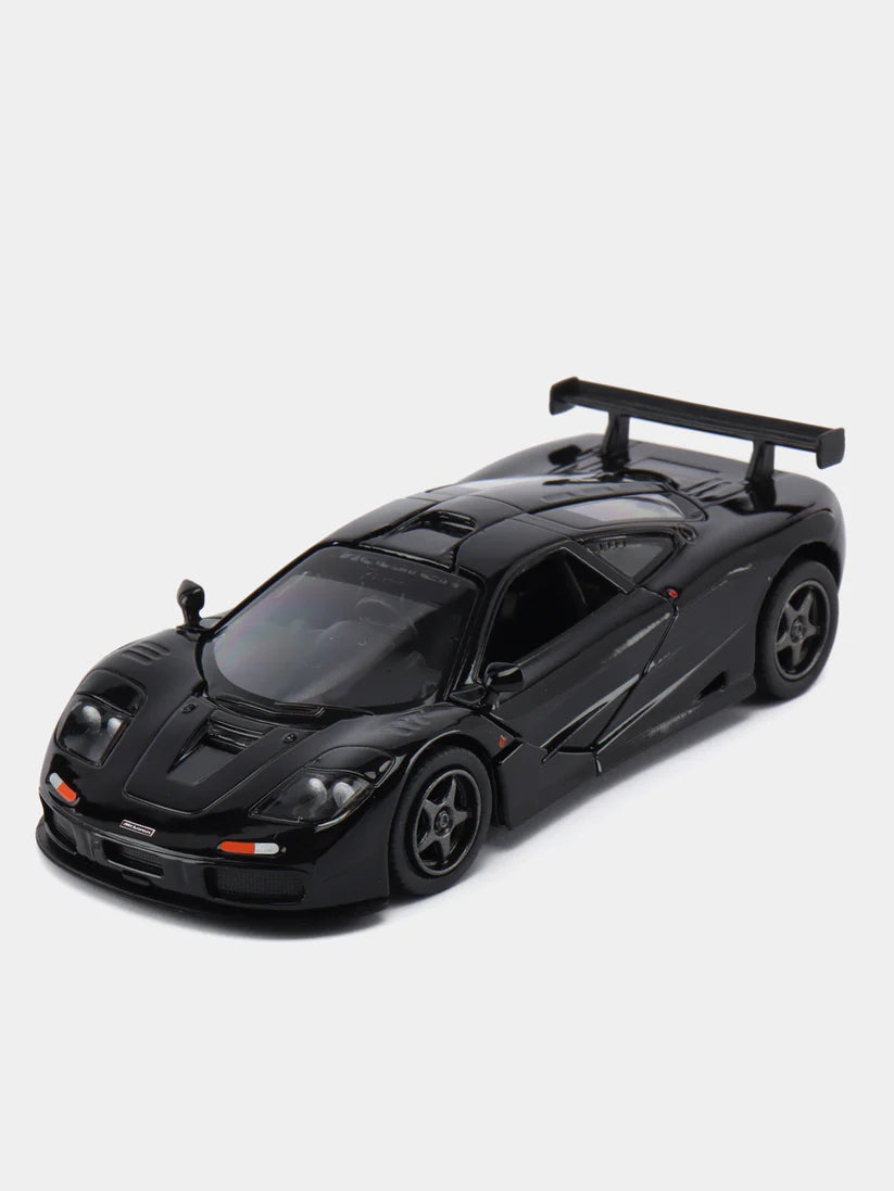 Kinsmart Metal inertial car 1995 McLaren F1 GTR KT5411D 1:34 Scale Model Black