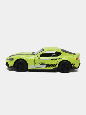 Green 1:43 Scale Diecast Toyota Supra MK5 Metal Car With Design