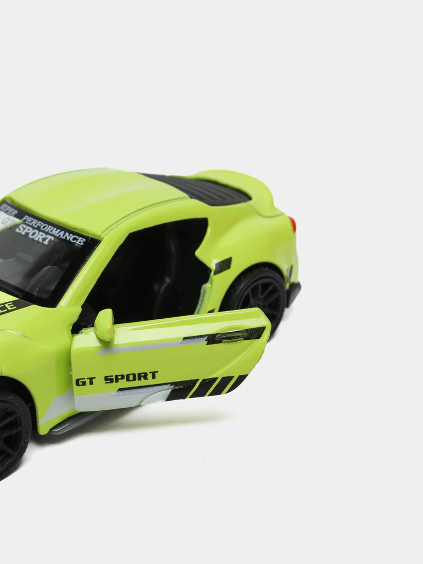 Green 1:43 Scale Diecast Toyota Supra MK5 Metal Car With Design