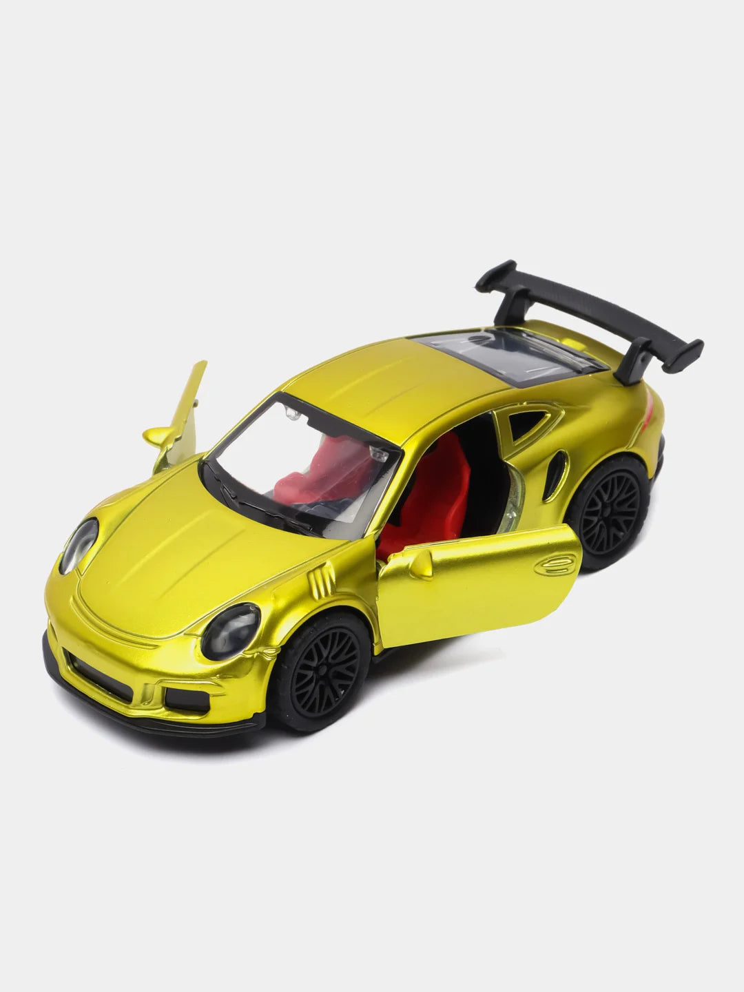 Porsche 911 GT3 1:36 Scale Metal collectible Car Gold