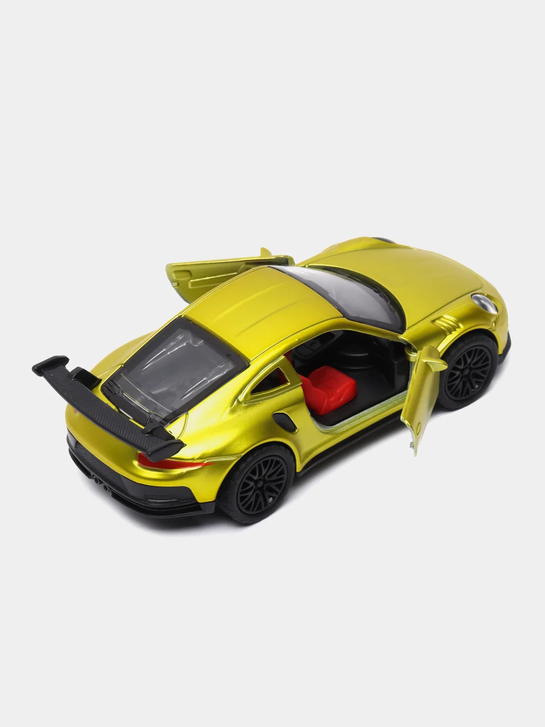 Porsche 911 GT3 1:36 Scale Metal collectible Car Gold