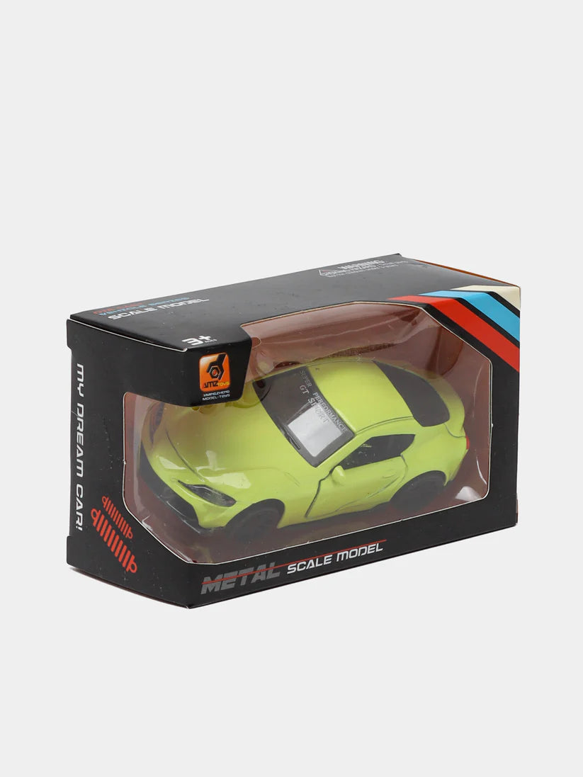 Green 1:43 Scale Diecast Toyota Supra MK5 Metal Car Box